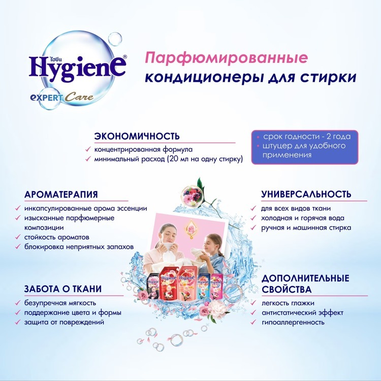 Парфюмированный Кондиционер д/белья HYGIENE "Волшебный Сад"