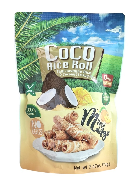 Кокосовые роллы "COCO RICE" со вкусом Манго