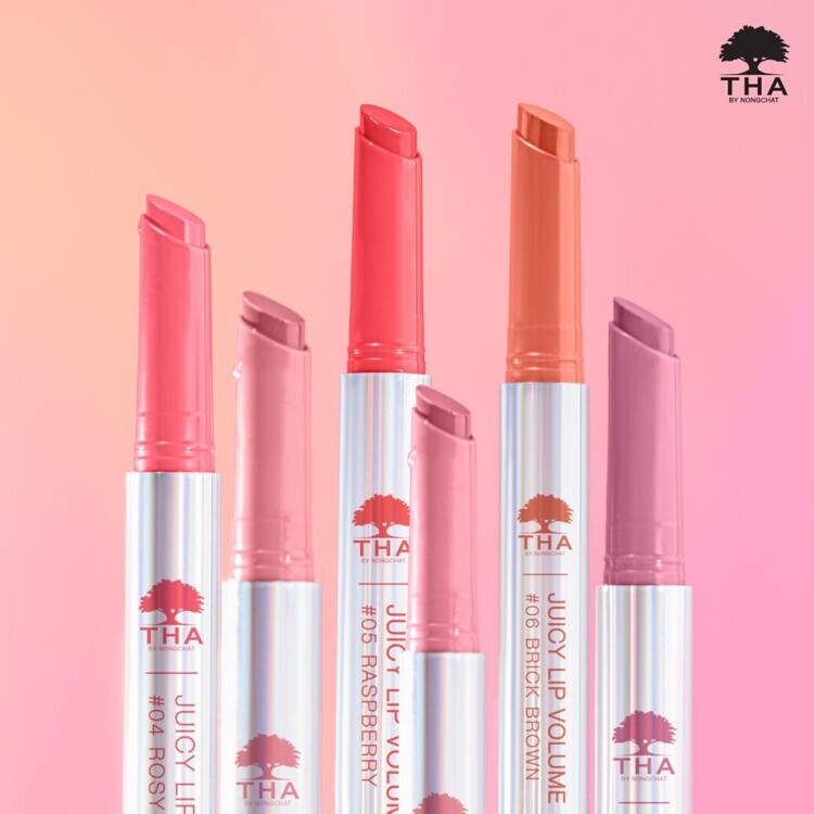 Глянцевая помада для губ Juicy lip volume Tha by nongchat, 04 ROSY CORAL