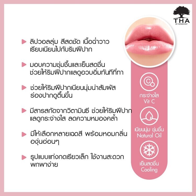 Глянцевая помада для губ Juicy lip volume Tha by nongchat, 04 ROSY CORAL